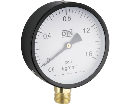 WALTECO Rusticline manometer zwart