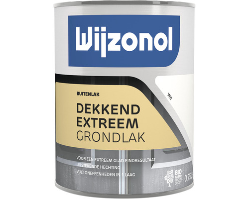WIJZONOL Dekkend extreem grondlak wit T10 750 ml Wijzonol Dekkende Extreme Grondlak blik