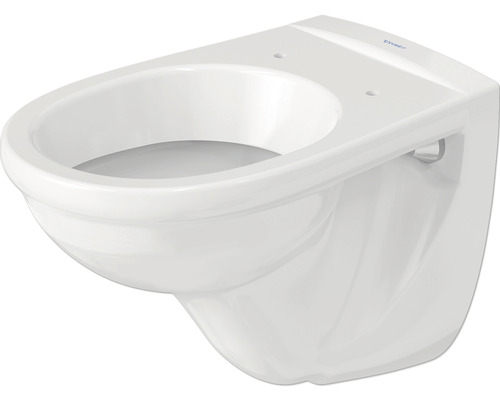 DURAVIT Hangend toilet met spoelrand D-Code diepspoeler wit glanzend