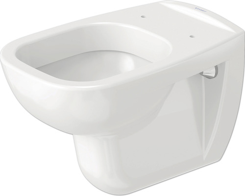 DURAVIT Hangend toilet met spoelrand D-Code diepspoeler wit glanzend