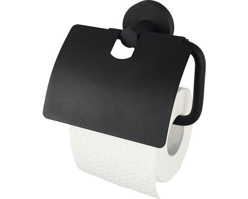 HACEKA Toiletrolhouder Kosmos wandmontage zwart mat