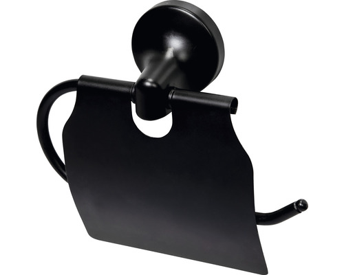 HACEKA Toiletrolhouder Aspen wandmontage zwart mat