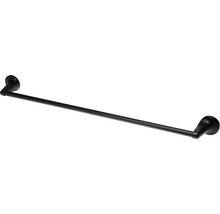 HACEKA Badhanddoekhouder Aspen wandmontage zwart mat 68,8 cm