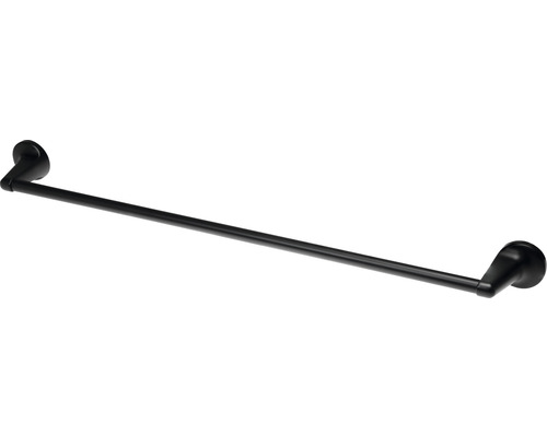 HACEKA Badhanddoekhouder Aspen wandmontage zwart mat 68,8 cm