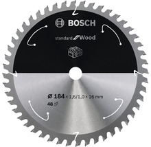 Bosch zaagblad voor hout, 184 millimeter diameter