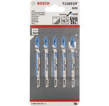 Bosch decoupeerzaagbladen set T118EOF BIM voor metaal