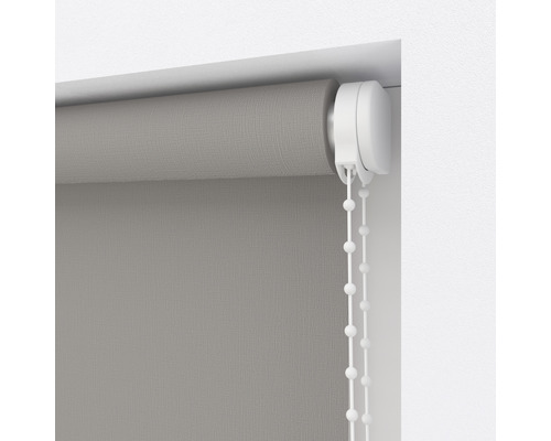 Grijs rolgordijn met kettingbediening
