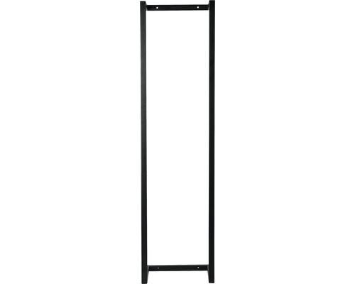 Handdoekdrager 95x25x20 cm mat zwart Handdoekdrager 95x25x20 cm mat zwart