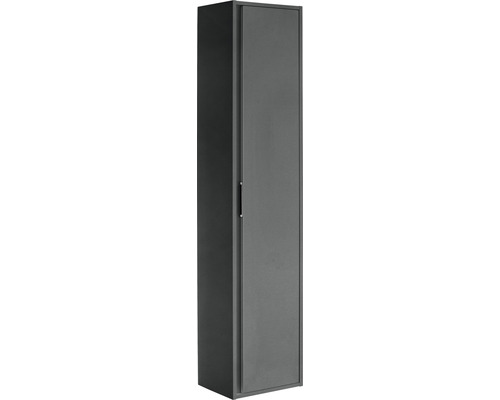 Hoge metalen kast met één deur voor de werkplaats