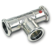 Persfitting T-stuk voor sanitaire en verwarmingsinstallaties