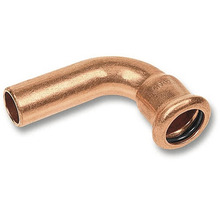 Koperen bochtfitting voor leidinginstallaties