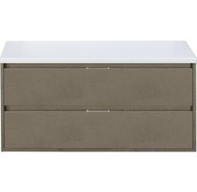 SANOX Badkamermeubelset Porto met wastafelblad 59x120x50 cm cubanit grey
