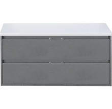 SANOX Badkamermeubelset Porto met wastafelblad 59x120x50 cm ice green