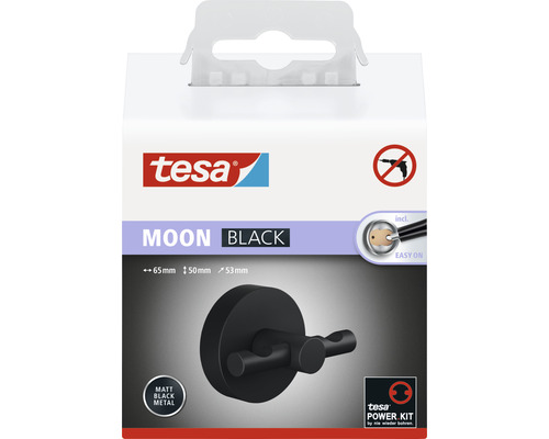 Tesa Moon Black kledinghaak verpakking