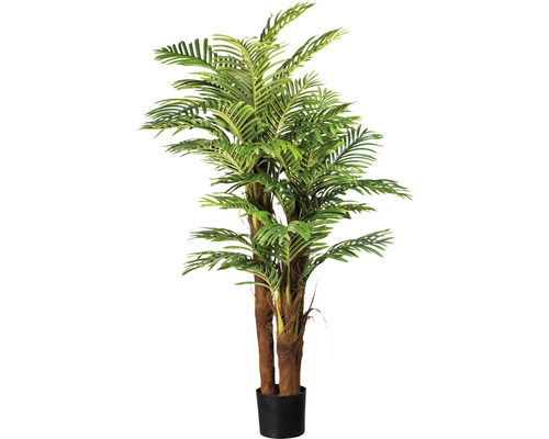 Kunstplant Goudpalm groen in pot H 160 cm