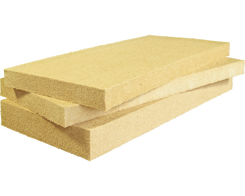 Stapel houtvezel isolatieplaten