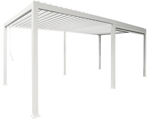 Vrijstaande pergola met lamellendak