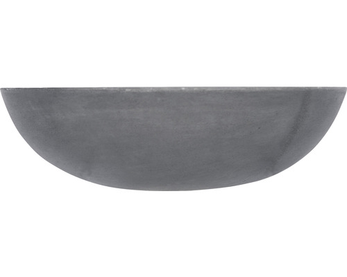 Halfronde plantenschaal van steengoed