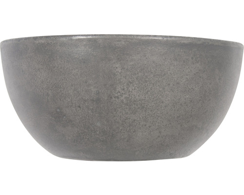 Grijze keramische plantenschaal