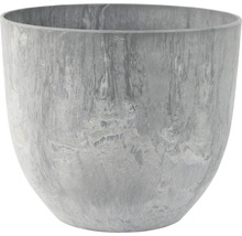 Grijze plantenpot met marmerprint