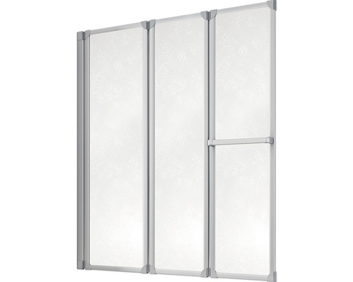 Douchewand van glas met frame