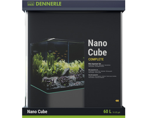 DENNERLE Aquariumset Nano Cube compleet 60 L, 38x38x43 cm