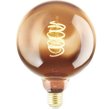 Decoratieve globe lamp met spiraalvormige gloeidraad