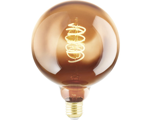 EGLO LED Filament lamp E27/4W G125 koper
