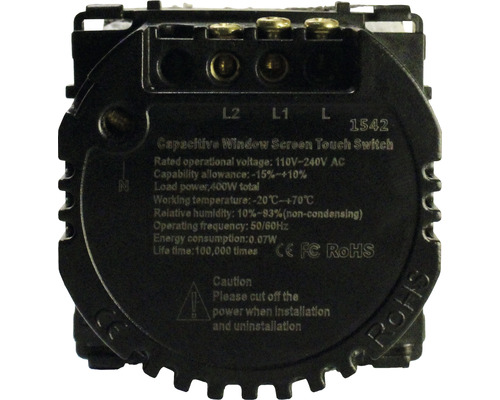 Capacitieve aanraakschakelaar voor ramen