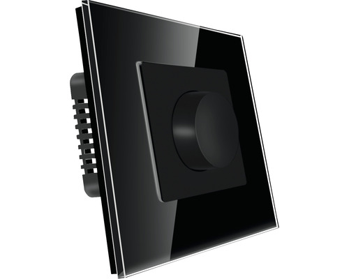 Zwarte dimmer voor lichtregeling