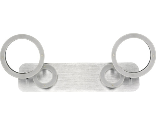 Toiletpapierhouder met twee ronde metalen beugels