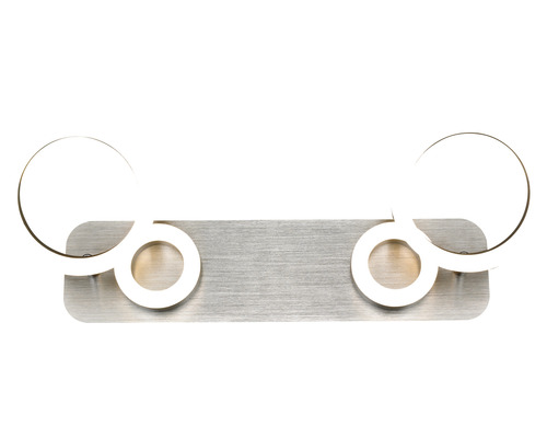 Metalen handdoekhouder met twee beugels