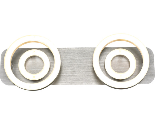 Dubbele led-wandlamp met cirkelvormig design