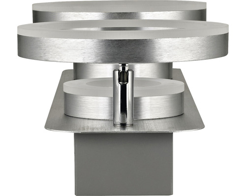 Metalen wandlamp met ronde elementen