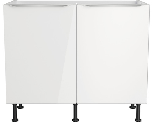 Keukenkast met twee deuren en poten