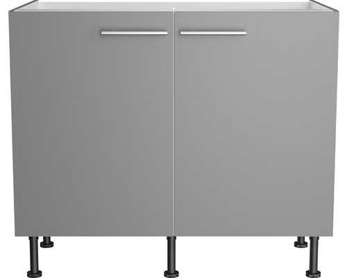 Onderkast met twee deuren en handgrepen