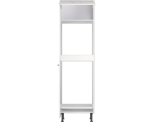 Keukenhoge kast met twee vakken en poten