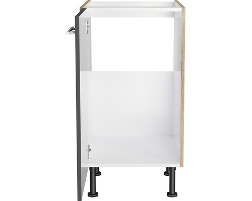 Keukenkast met deur en poten