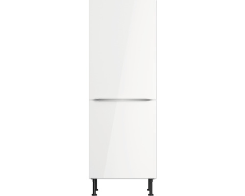 Witte onderkast met twee lades en poten