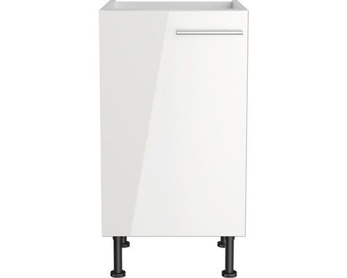 Keukenonderkast met één deur en poten