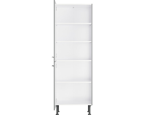 Open hoge kast met legplanken en poten