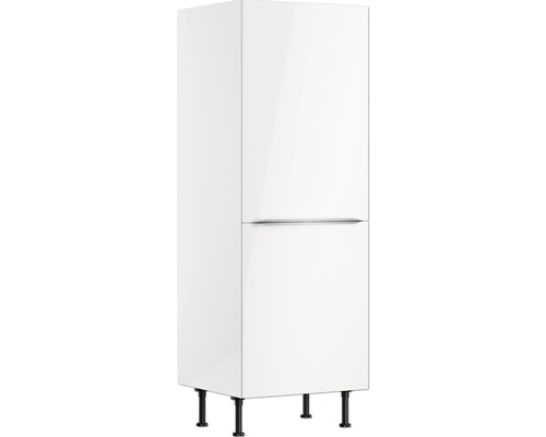 OPTIFIT Koelombouwkast tbv 88 cm inbouwkoelkast Arvid986 wit 60x58,4x176,6 cm Witte badkamerkast met twee deuren en poten