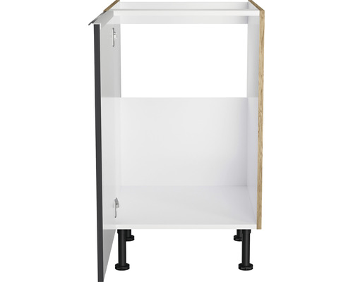 Keukenkast met deur, plank en poten