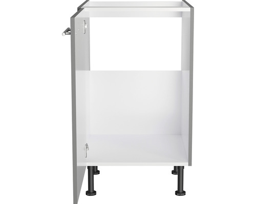 Keukenkast met zwarte poten