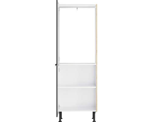 Open hoge kast met legplanken en poten