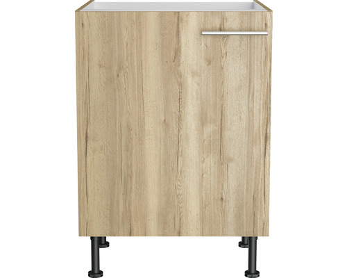 Wastafelonderkast met deur, handgreep en poten