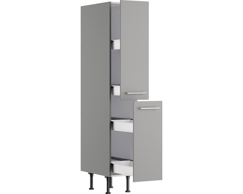 Hoge keukenkast met meerdere uittrekelementen