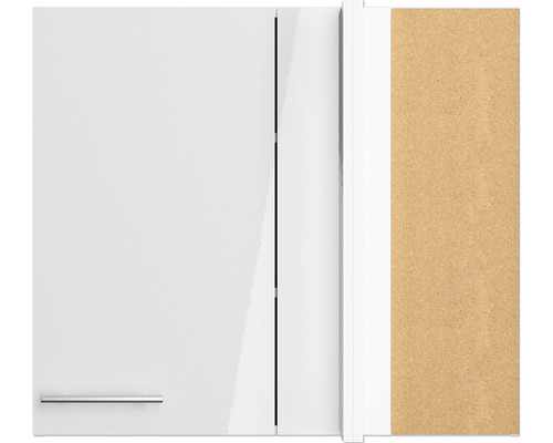 Detailopname van een badkamerkast met handgreep