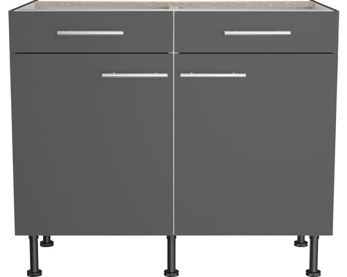 Onderkast met twee laden en twee deuren voor badkamer