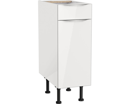 OPTIFIT Onderkast met schuiflade en draaideur Arvid986 wit 30x58,4x87 cm Witte keukenkast met lade en poten